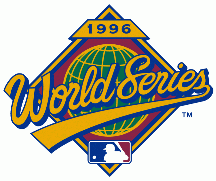 MLB World Series 1996 Primary Logo iron on transfers for T-shirts
